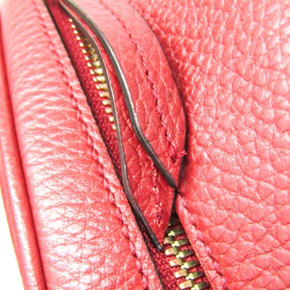 GUCCI Authentic Red Leather Backpack main image 6